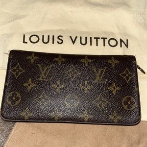 💎 Authentic 💎Louis Vuitton Porte Monnaie Zip Wallet💎 M61727